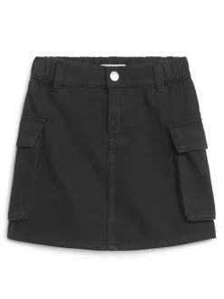Woven Utility Mini Skirt