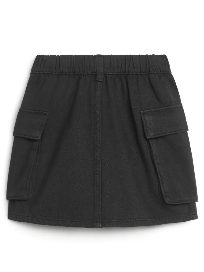 Woven Utility Mini Skirt