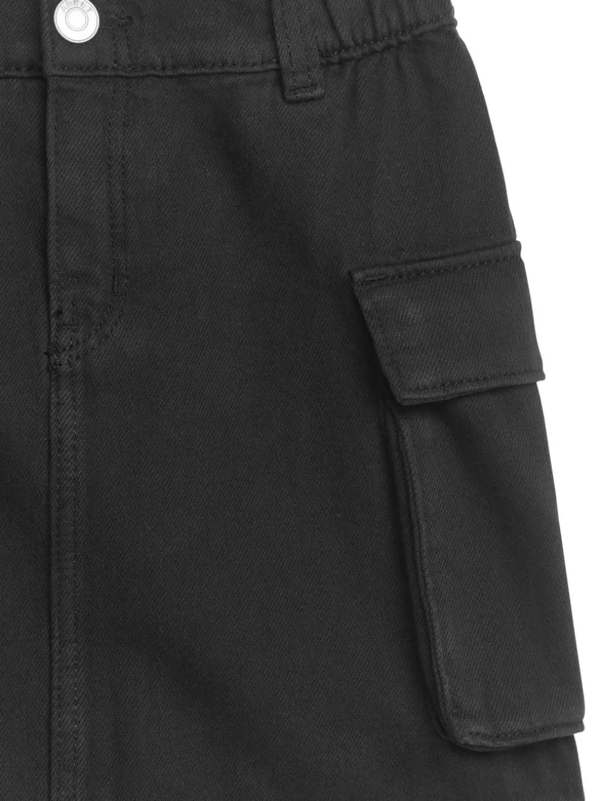 Woven Utility Mini Skirt